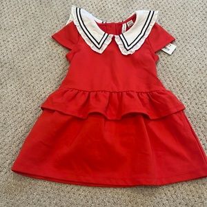 Janie and Jack red sailor dress size 18-24 months